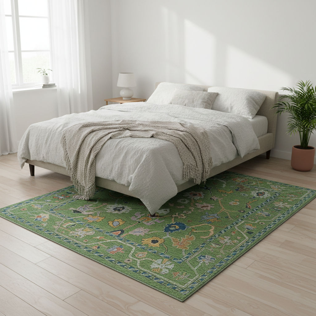 VERENAYA - Hand Knotted Oushak Carpet